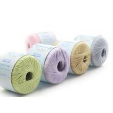 Mercerized Cotton Cord Thread DIY Hand Knitting Yarn for Embroidery Crochet Lace F3MD 2024 - buy cheap