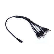 Free Shipping 1 to 8 DC Power Splitter Adapter Cable CCTV Camera Cable for Security System 2024 - buy cheap