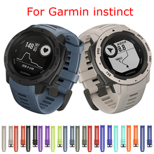 Ремешок силиконовый для смарт-часов Garmin Instinct, сменный быстросъемный браслет для умных часов, аксессуары для удаления, 22 мм 2024 - купить недорого