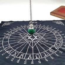 Tarot Tablecloth Divination Tarot Card Pad Pendulum Magic Pentacle Runes Tarot Altar Table Cloth 30x30cm O21 20 Dropship 2024 - buy cheap