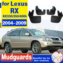 Guardabarros para coche Lexus RX RX330, RX350, RX400h, 2004-2009, guardabarros con tapa de barro, 2005, 2006, 2007, 2008 2024 - compra barato