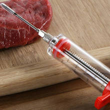 30ML Kitchen Syringes Stainless Steel Needles Injector Meat Sausage Stuffer Kitchen Tool Meat Injectors BBQ Grill Sauce Syringe 2024 - buy cheap