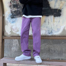 Streetwear hip hop calças de carga calças de brim dos homens calças de carga estilo coreano harem calças joggers 2021 primavera outono 2024 - compre barato