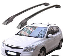 Portaequipajes de aleación de aluminio para coche, portaequipajes para automóvil de 1,3 metros sin perforación, accesorios de estilismo para automóvil, para Hyundai i30 2024 - compra barato