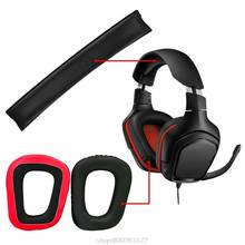 Jogos fones de ouvido almofadas almofadas kit bandana substituição para logitech-g331g332 g432 g431 g430 g230 g231 g930 m25 21 dropship 2024 - compre barato