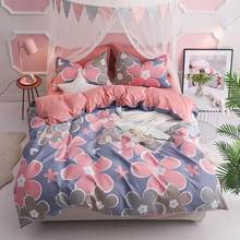37Pink Flower 4pcs Girl Boy Kid Bed Cover Set Duvet Cover Adult Child Bed Sheets And Pillowcases Comforter Bedding Set 2TJ-61011 2024 - buy cheap