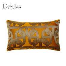 Diphylanteria capa para travesseiro geométrica elipse jacquard moderno para decoração de casa, capa de almofada com lindo design tridimensional 2024 - compre barato