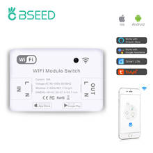 Bseed-interruptor inteligente wi-fi, monitoramento de automação residencial, com tuya, smart home, diy 2024 - compre barato