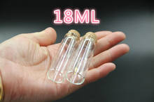 1000PCS 22*70mm 18ml Mason Jar Empty Small Glass Bottle Vials Home Decoration Glass Jars Cheap Cork Stopper Make Wish Bottle Jar 2024 - buy cheap