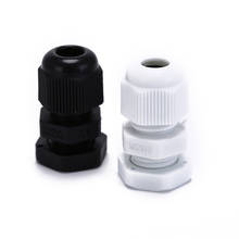 10pcs/lot IP68 M12 for 3mm-6.5mm Cable CE Waterproof Nylon Plastic Cable Gland Connector 2024 - buy cheap