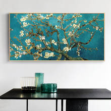 Almond Blossom Van Gogh Flowers Canvas Paintings By Van Gogh Impressionist Posters and Prints Wall Art Pictures Home Decoration 2024 - buy cheap