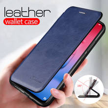 leather Flip case For huawei honor 10 lite 9 light 20s 10i 9x nova 5T  p30 p20 pro P smart Z 2019 book phone Cover coque fundas 2024 - купить недорого
