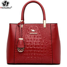 Luxury Brand Alligator Handbags Women Leather Handbags and Messenger Bag Women  Large Tote Bag Shoulder Bags Female Bolsas Mujer 2024 - buy cheap