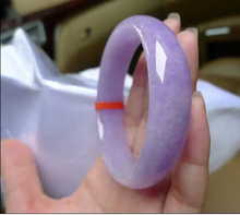 2020 Natural Myanmar Violet jade bangle hand-carved jade bracelet women bracelets jade jewelry jadeite jade jewelry 2024 - buy cheap