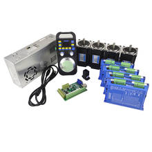 Kit de controle de movimento de 5 eixos nema23, 3nm, motor de passo, tela digital, sem fio, mpg, dc24v, 10a 2024 - compre barato