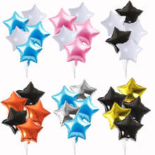 5Pcs 18inch Gold Silver Foil Star Balloon Wedding Balloons Decoration Baby Shower Children's Kids Birthday Party Balloons Globos 2024 - buy cheap