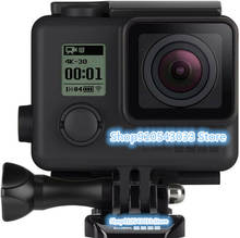 Genuíno para gopro blackout caso capa habitação herói 4 herói 3 herói à prova dwaterproof água 3 + 2024 - compre barato