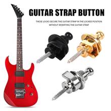 Electric Guitar Strap Lock Button Anti-slip Belt Locks Nails Musical Instruments Accessories for Bass Guitar 2024 - buy cheap