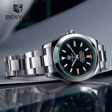 2021 BENYAR Men Mechanical Watches Sapphire Luxury Brand  Automatic watch men 100M Waterproof Sport watch relogio masculino 5176 2024 - buy cheap