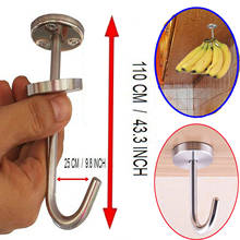 Gancho de banana (aço inoxidável), caneta para pendurar e enrolar bem-estar, natureza, com parafusos 2024 - compre barato