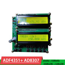 Medidor de potencia de señal ADF4351 VFO, fuente + Frecuencia AD8307: 35mHz, 1500mHz de potencia: -50DBM (W) + 5DBM (W) 2024 - compra barato