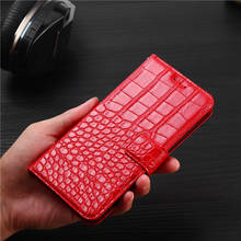 Luxury Flip Case For Huawei Honor 8A JAT-LX1 Y6 Prime 2019 Cover Crocodile Texture Leather Book Design Phone Coque Capa With 2024 - buy cheap