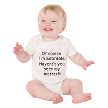 2019 Newborn Infant Toddler Short Sleeve Romper Baby Boy Girl Letter Print Romper Jumpsuit Outfits Summer Clothes 2024 - buy cheap