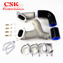 Kit de Y-PIPE de INTERCOOLER de montaje superior de aluminio, apto para 02-07 IMPREZA WRX/GD/GG, negro 2024 - compra barato