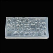 Rectangle Cabochon Silicon Pendant Molds For Epoxy Resin crystal 43 Patterns Mold Making Jewelry tools DIY Art Making 2024 - buy cheap