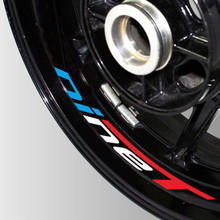 New Motorcycle Reflective wheel Tire logo creative stickers rim inner Decorative waterproof decals For Honda ninet NINE T 2024 - buy cheap
