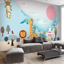 Milofi-papel tapiz de foto 3D personalizado, decoración de pared de fondo de habitación de Niños de dibujos animados de moda, mural 2024 - compra barato