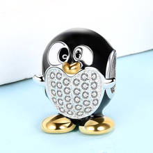 100% de Plata de Ley 925 de esmalte Animal encantos de piedra lindo pingüino cuentas Original pulsera europea para la joyería de las mujeres 2024 - compra barato