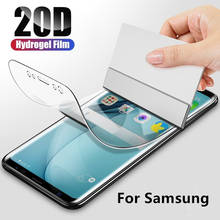 Curved Full Cover Hydrogel Film For Samsung Note 20 10 S10 S20 Plus Ultra A71 A51 A50 Note 9 S8 S9 + Screen Protector Protection 2024 - buy cheap