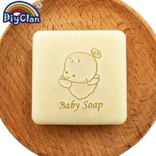 Angel Pattern Baby Soap Stamp Clear Diy Natural Organic Stamps Resin Glass Soap Seal With Handle Soap Making Tools Custom 2024 - buy cheap