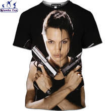 Mamba Top 3D Black Widow Shootout Shirt Harajuku Hip-Hop Beauty Shirt  Famous Actor Angelina Lolie T-Shirt  Hentai Men's T-Shirt 2024 - buy cheap