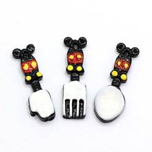 Utensílios de cozinha colher garfo, 50/100 peças garfo vaso de mão com espinha animal cabochão de resina suprimentos de arte decoração pingente artesanato diy 2024 - compre barato