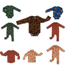 Детские комбинезоны 2019 CarlijnQ, брендовая новая осенняя одежда для новорожденных девочек и мальчиков с принтом, одежда с длинным рукавом для новорожденных, Комбинезоны 2024 - купить недорого