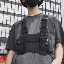 Men's Breastplate Hip Hop Streetwear Unisex Streetwear Feature Pack Military Tactical Chest Bag Cross Backpack 2024 - buy cheap