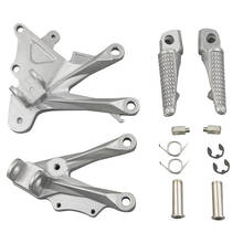 Motorcycle Aluminum Front Rider Footpegs Footrest Bracket Mounting  for KAWASAKI ZX-10R ZX10R 2006 2007 2008 2009 2010 2024 - buy cheap