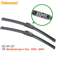 Buildreamen2 2Pcs Car Wiper Blade Vehicle Windscreen Windshield Frameless Wiper Blades Fit For 1998-2007 Mitsubishi Space Star 2024 - buy cheap