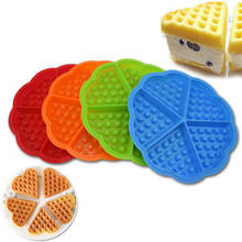Non-stick Cakes Moulds Heart Shaped Silicone Waffle Molds Kitchen Baking Waffle Makers Mould DIY Cookies Biscuits Muffin Mold 2024 - buy cheap