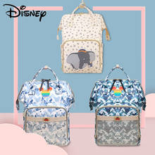 Disney-bolsas de pañales de Mickey, bolsa de almacenamiento de gran capacidad para bebé, botella de alimentación aislada, bolsas de pañales de alimentación, bolsa de mamá impermeable 2024 - compra barato