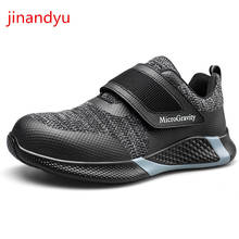 Drop Shipping Men's Steel Toe Cap Protective Work Shoes Outdoor Anti Smashing Shoes Men Puncture Proof Safety Shoes Sneakers 2024 - buy cheap