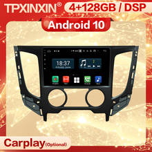 Radio con GPS para coche, reproductor estéreo con Android 10, 4 + 128G, Carplay, 2 Din, Manual, BT, unidad principal, para Mitsubishi TRITON 2016, 2017, 2018, 2019 2024 - compra barato