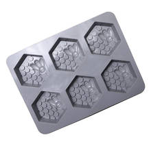 Molde de silicona con forma de abeja para hacer pan, molde de silicona para Tartas, manualidades, DIY, modelado de jabón 3D, con forma de diamante, 6 formas 2024 - compra barato