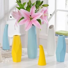 European-style small fresh ceramic vase, creative ceramic crafts, home living room dining table decorations, decorative gifts 2024 - buy cheap