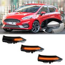 Подходит для Ford Fiesta MK7 MK8 ST Active виноградник 2017 2018 2019 2020 Динамический указатель поворосветильник 2024 - купить недорого