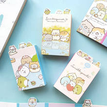 1 pçs sumikko gurashi 6 almofada de memorando dobrável bonito n vezes notas pegajosas bloco de notas bookmark papelaria adesivos presente material escolar 2024 - compre barato