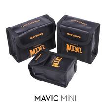 Bolsa à prova de explosão, à prova de fogo, bateria de lipo, proteção de bateria, compatível com dji mavic mini 2 2024 - compre barato