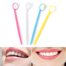 1PC Colorful Plastic Dental Tooth Mirror Odontologicos Dentist Tool for Teeth Whitening Teeth Care Dropshipping 2024 - buy cheap